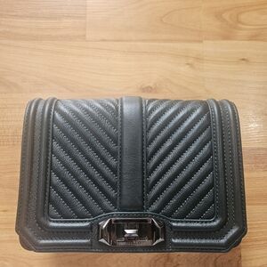 Chevron Quilted Leather Crossbody Bag